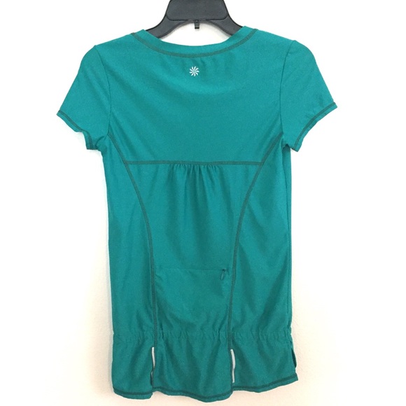 Athleta teal wick it run tunic. XXS - Picture 2 of 10